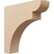 Ekena Millwork 9"W x 36"D x 36"H Thin Yorktown Rough Cedar Woodgrain TimberThane Corbel, Primed Tan CORUR09X36X36YORRCPR - alternate 1